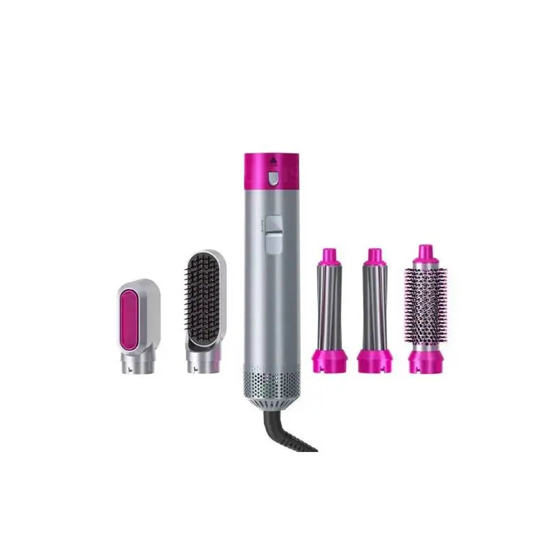Cepillo moldeador 5 en 1 con sus cinco accesorios intercambiables