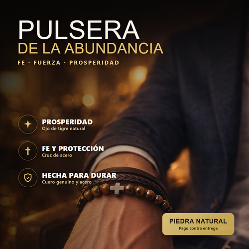 Pulsera de la Abundancia - fe, fuerza y prosperidad
