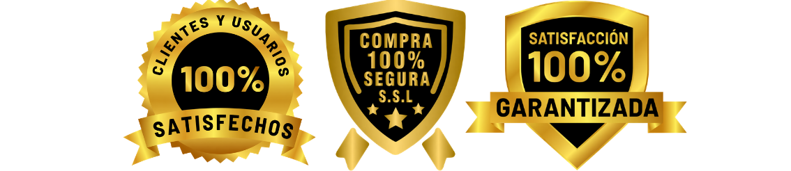 Compra 100% segura, clientes y usuarios satisfechos, satisfaccion garantizada